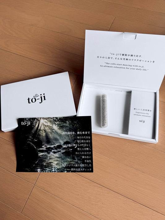 飲む水まで、現代湯治へ。to-ji water stick 発売のお知らせ