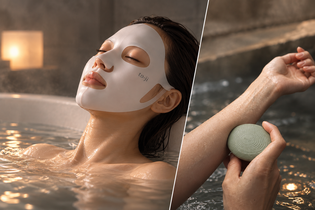 湯肌セット｜to-ji stone + to-ji mask